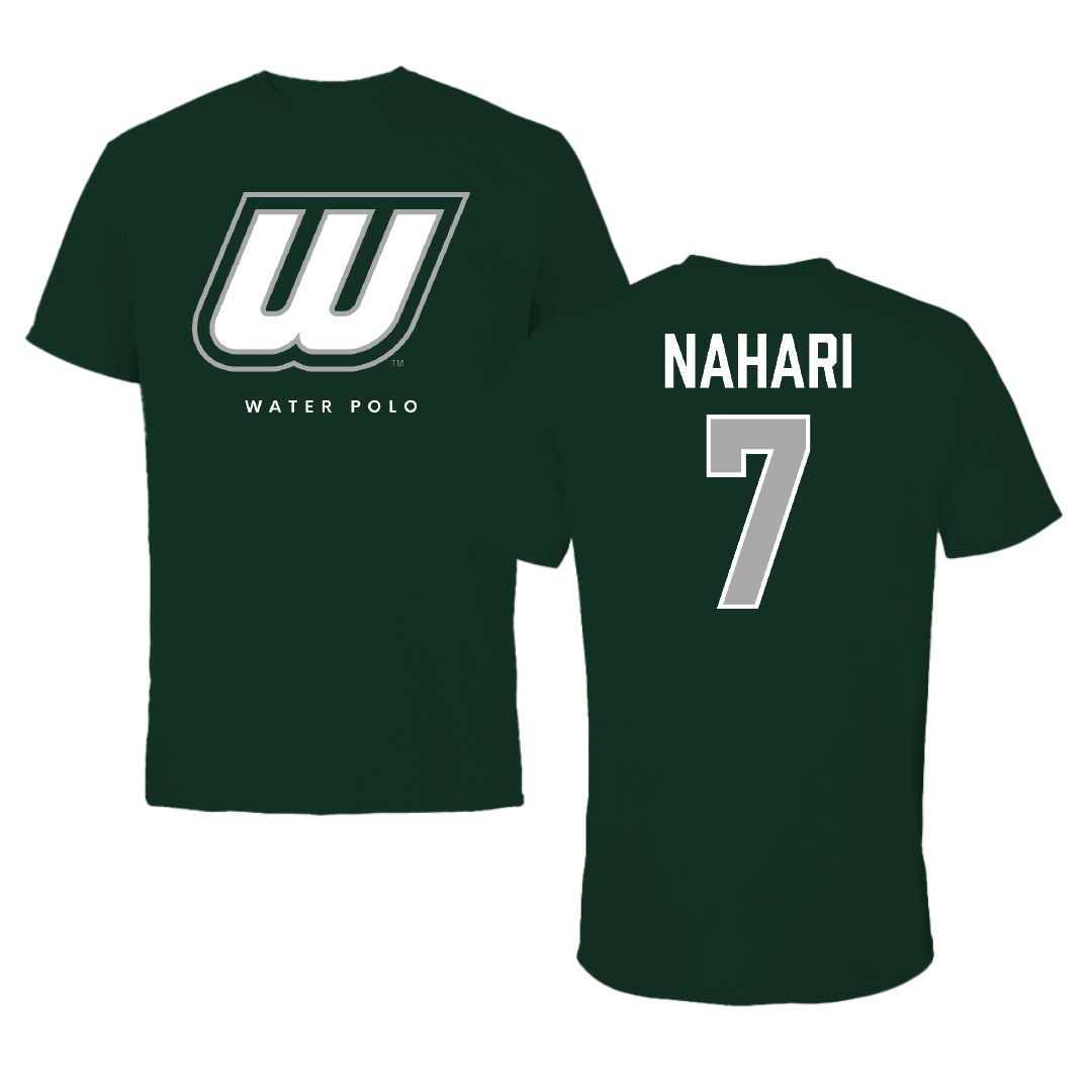Wagner College Water Polo Forest Green Tee - #7 Maayan Nahari