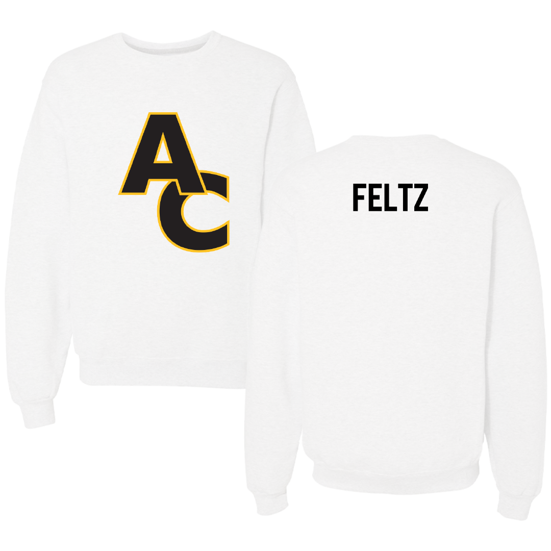 Adrian College Dance White Crewneck - Katelyn Feltz