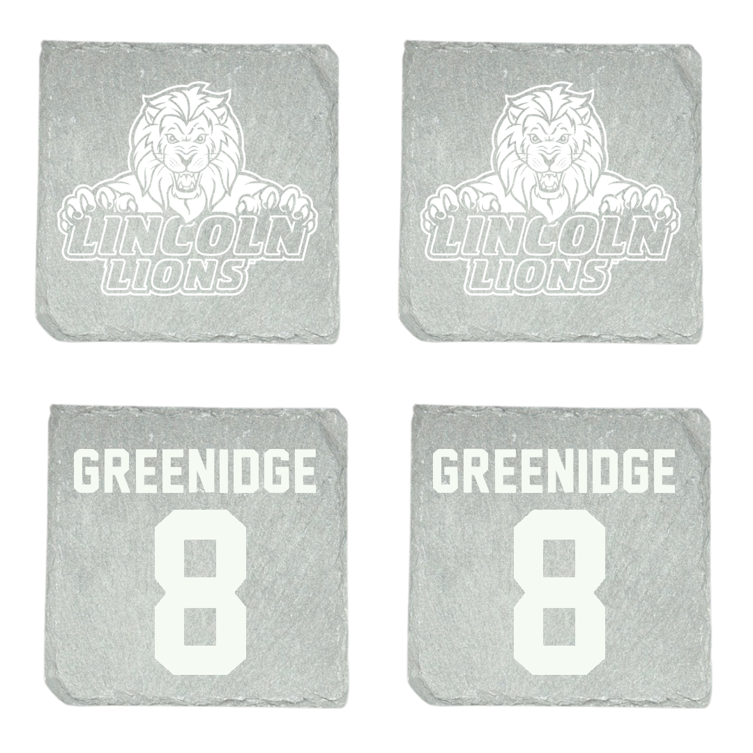 Lincoln University (Pennsylvania) Baseball Stone Coaster (4 Pack)  - #8 Jaden Greenidge