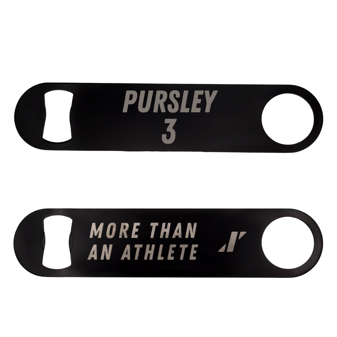 Austin Peay State University Softball Black Bottle Opener - #3 Charley Pursley