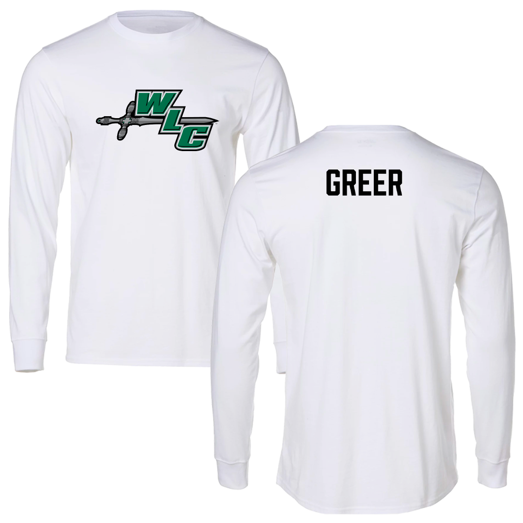 Wisconsin Lutheran College TF and XC White Long Sleeve - Hunter Greer