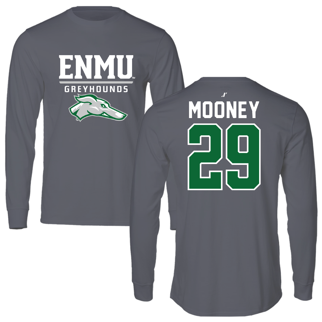 Eastern New Mexico University Baseball Dark Gray Long Sleeve - #29 Nick Mooney