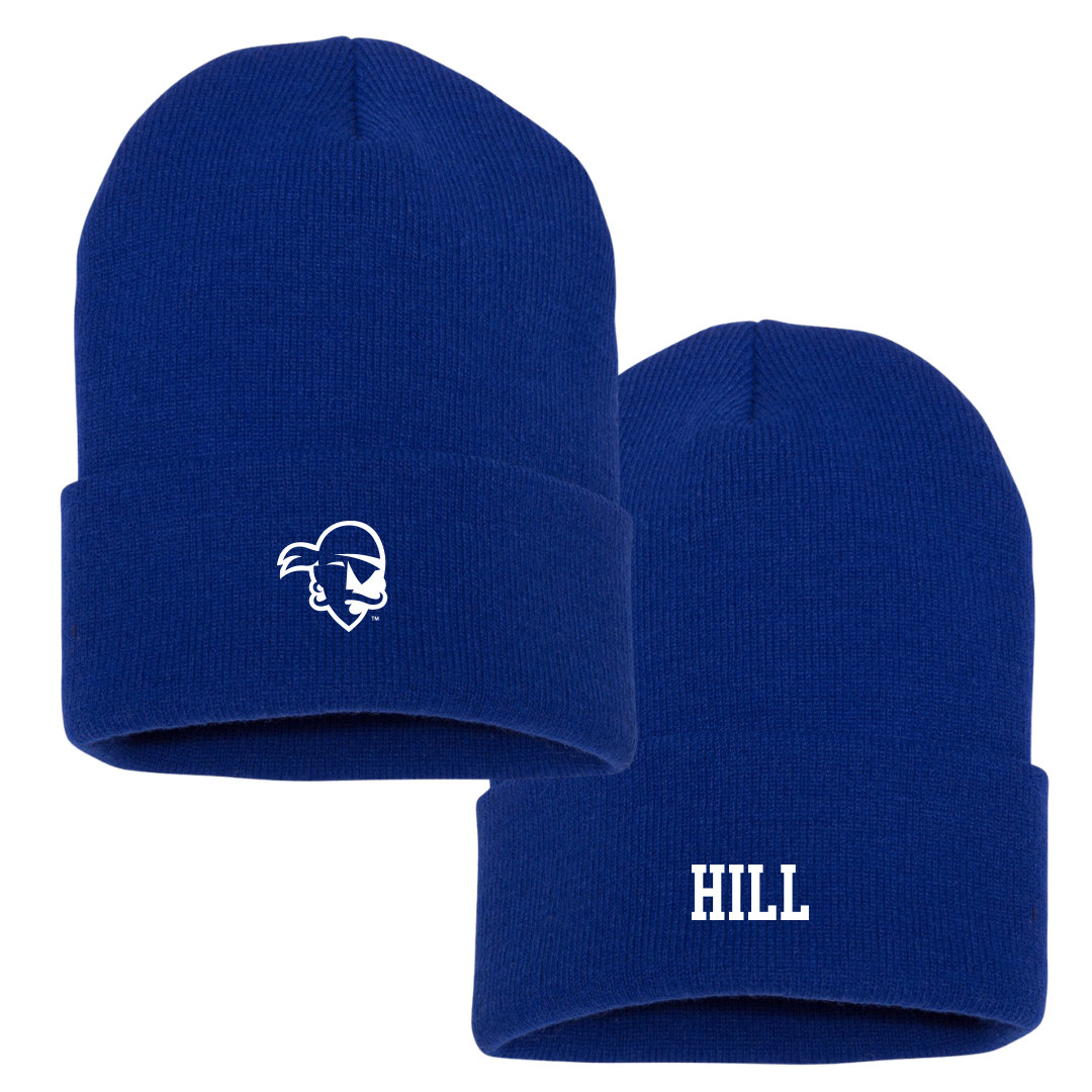 Seton Hall University Softball Blue Beanie - #33 Taylor Hill