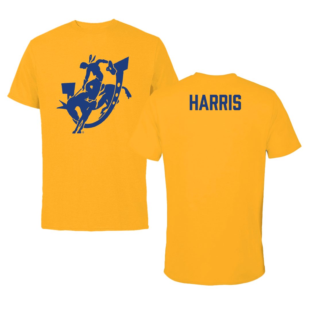 Southern Arkansas University TF and XC Gold Tee - Cooper Harris