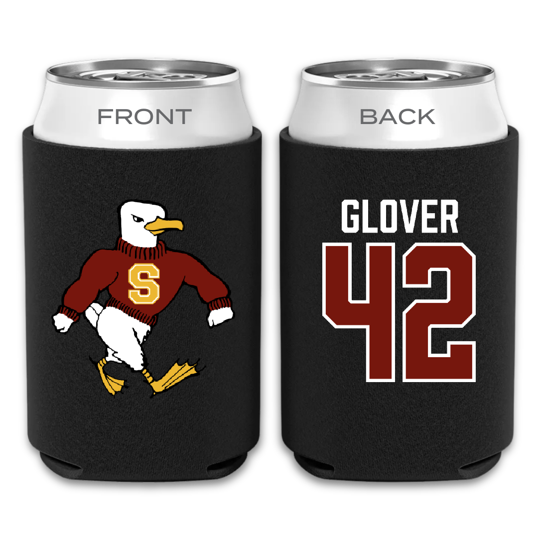 Salisbury University Football Black Can Cooler - #42 Micah Glover