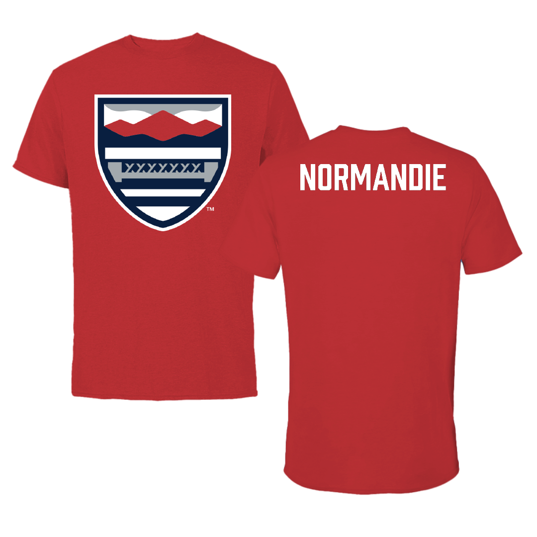 New England College Rugby (W) Red Performance Tee - Lilie Normandie