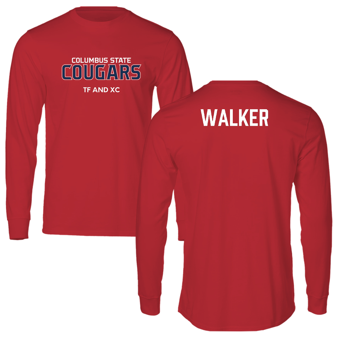 Columbus State University TF and XC Red Long Sleeve - Zahara Walker