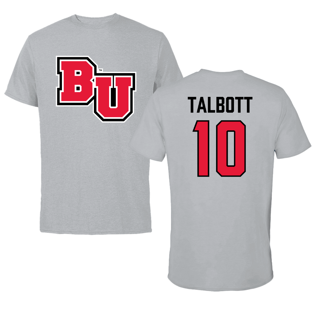 Biola University Baseball Sport Gray Tee - #10 Jacob Talbott
