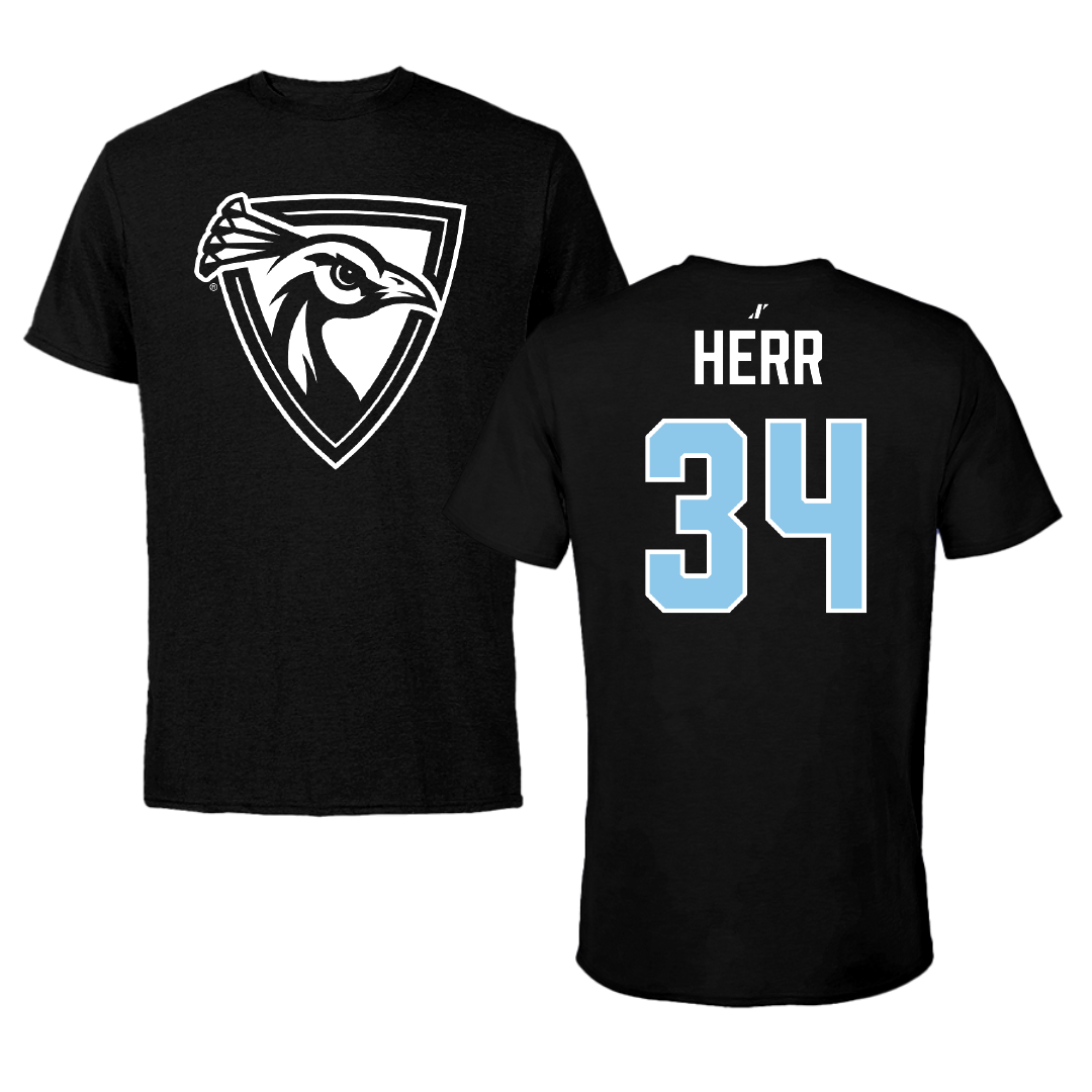 Upper Iowa University Baseball Black Performance Tee - #34 Braden Herr
