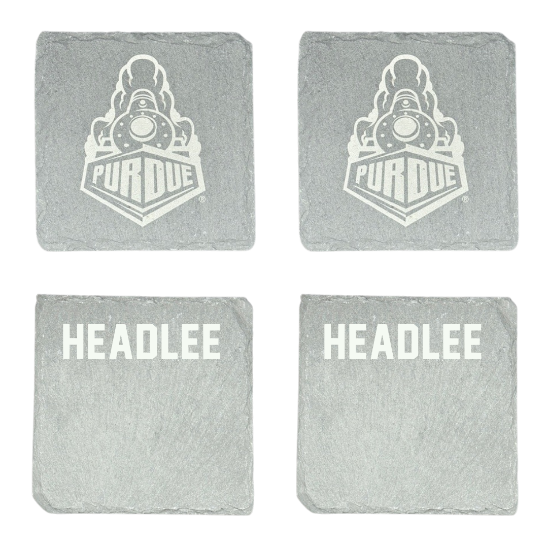 Purdue University Golf (W) Stone Coaster (4 Pack)  - Michaela Headlee