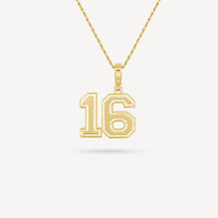 Gold Presidents Pendant and Chain - #16 Bailey Olerich