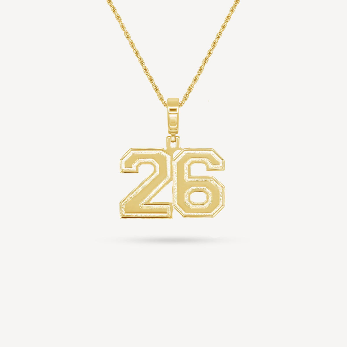 Gold Presidents Pendant and Chain - #26 Peyton Smith