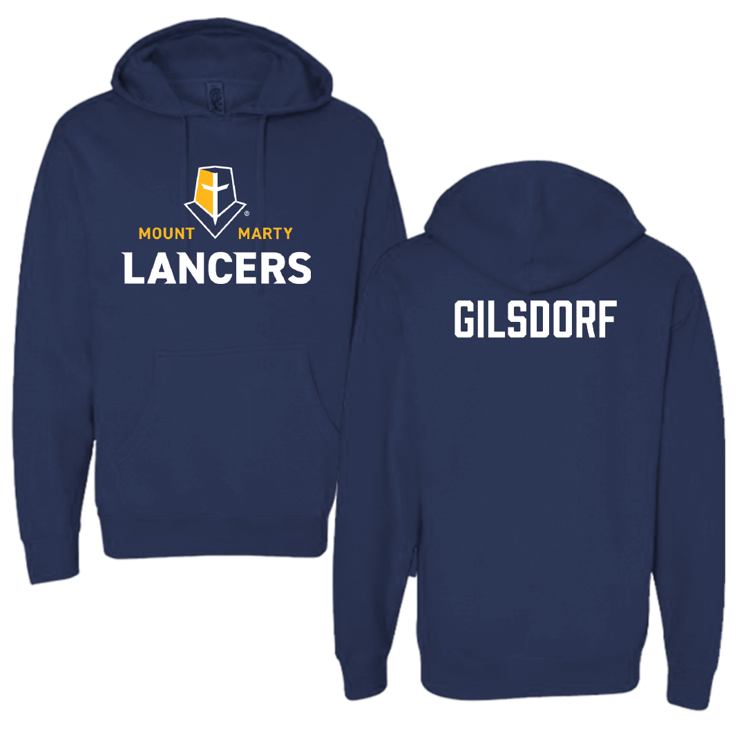 Mount Marty University Golf Navy Hoodie - Kalee Gilsdorf