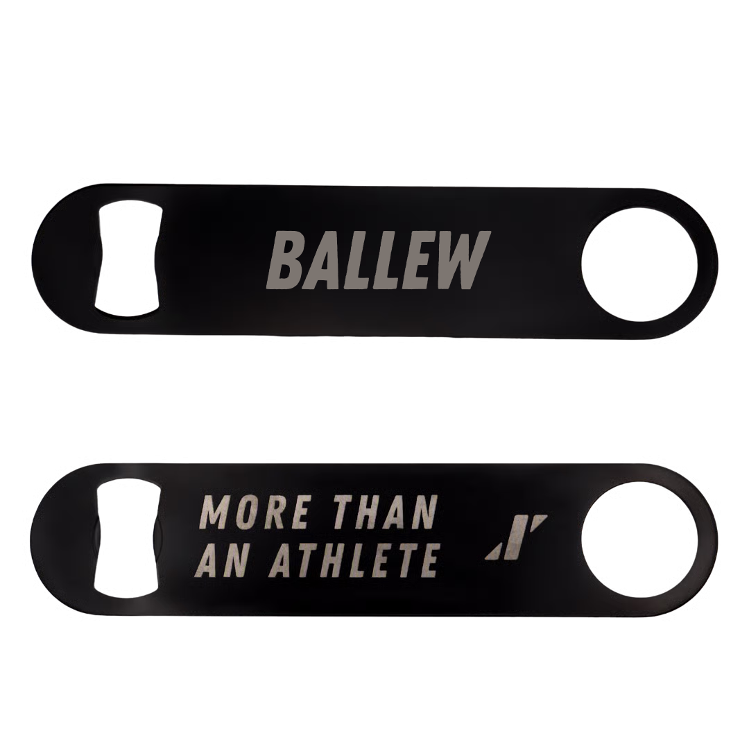 Softball Black Bottle Opener - Anna Stesia Ballew