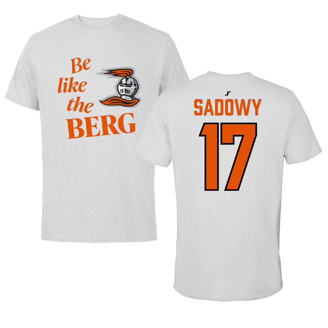 Heidelberg University Lacrosse Light Gray Be Like Us Performance Tee - #17 Tyrek Sadowy