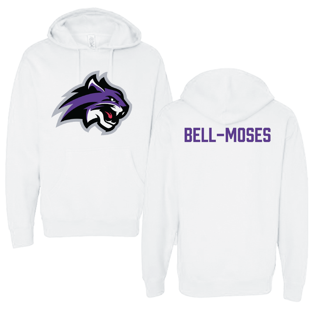 Wiley University TF and XC White Hoodie - Braylon Bell-Moses