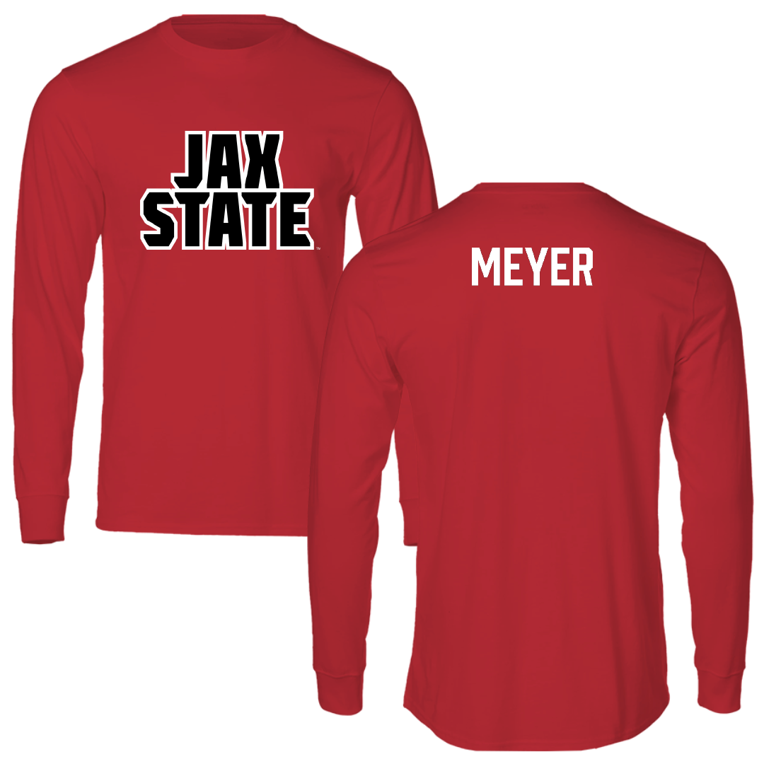 Jacksonville State University TF and XC Red Long Sleeve - Caden Meyer