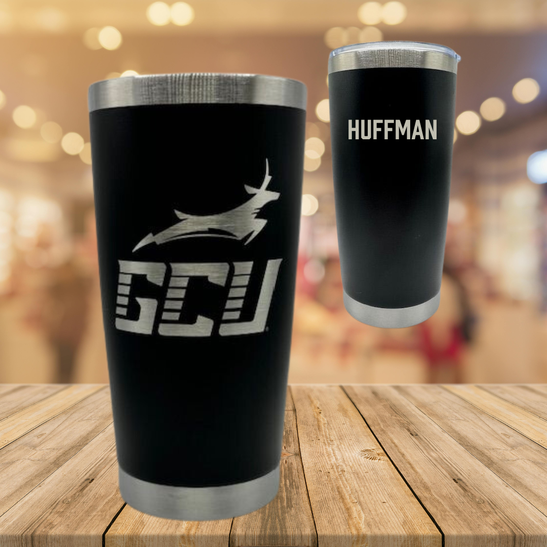 Grand Canyon University Swimming & Diving Black Stainless Steel Tumbler - Katelyn Huffman