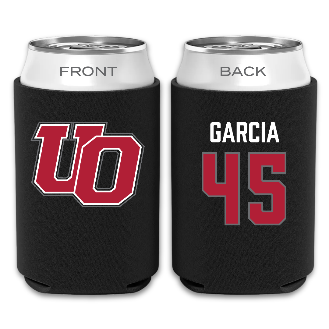 The University of Olivet Baseball Black Can Cooler - #45 Rj Garcia