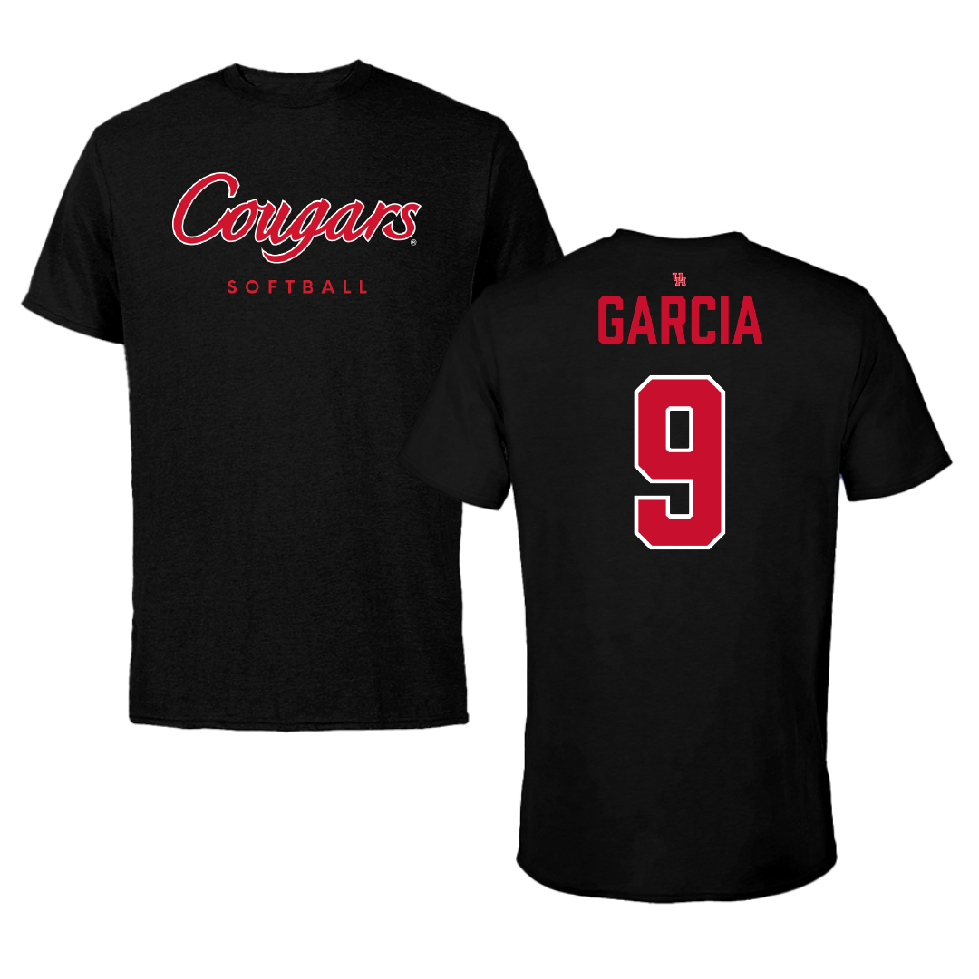 University of Houston Softball Black Performance Tee - #9 Leilani Garcia