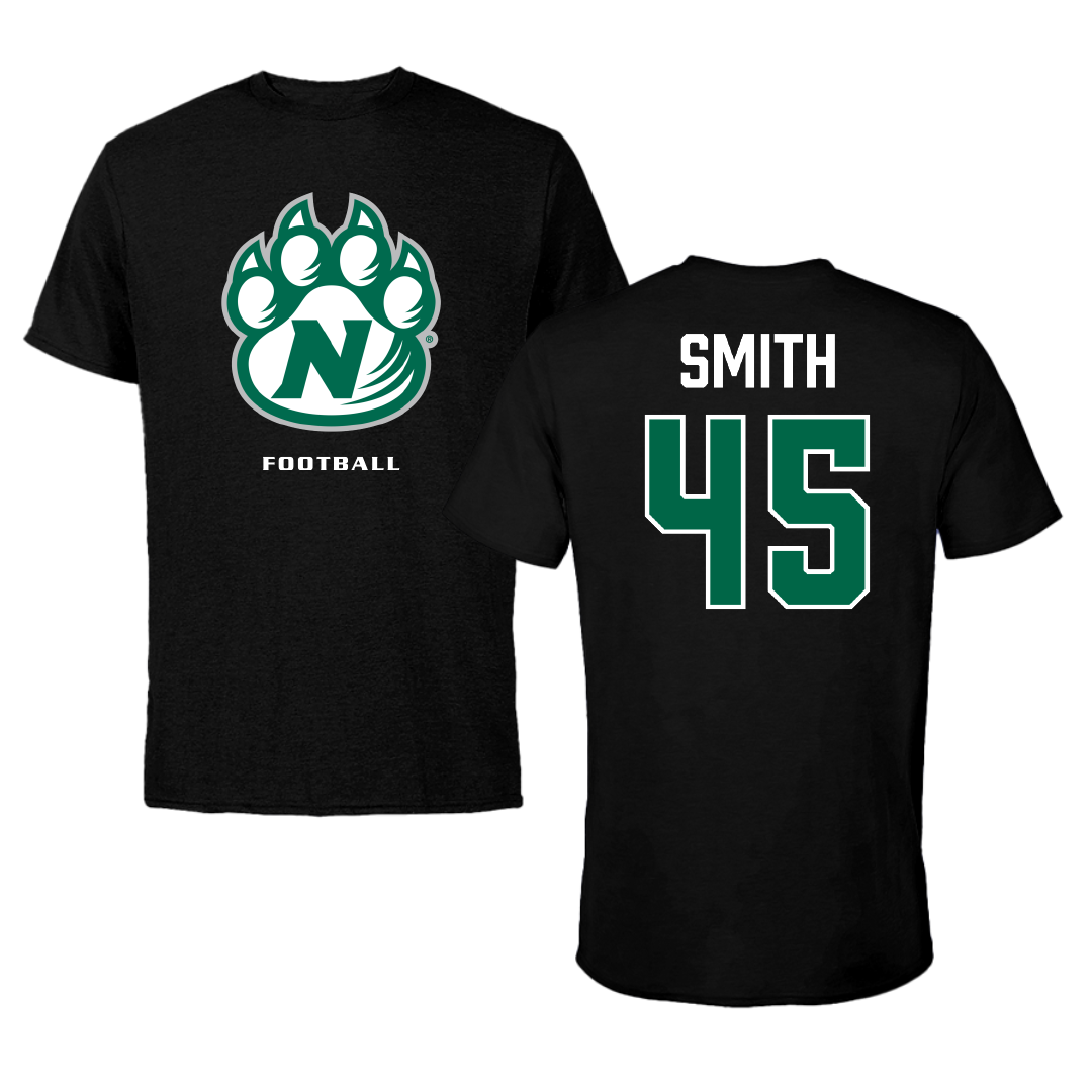 Northwest Missouri State University Football Black Tee - #45 Caleb Smith