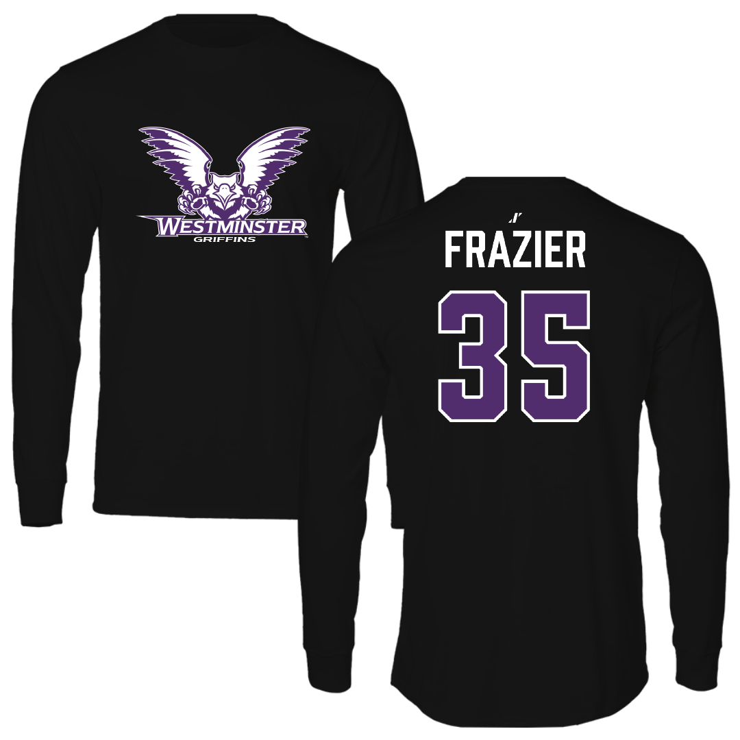 Westminster University (Utah) Basketball Black Performance Long Sleeve - #35 Michael Frazier
