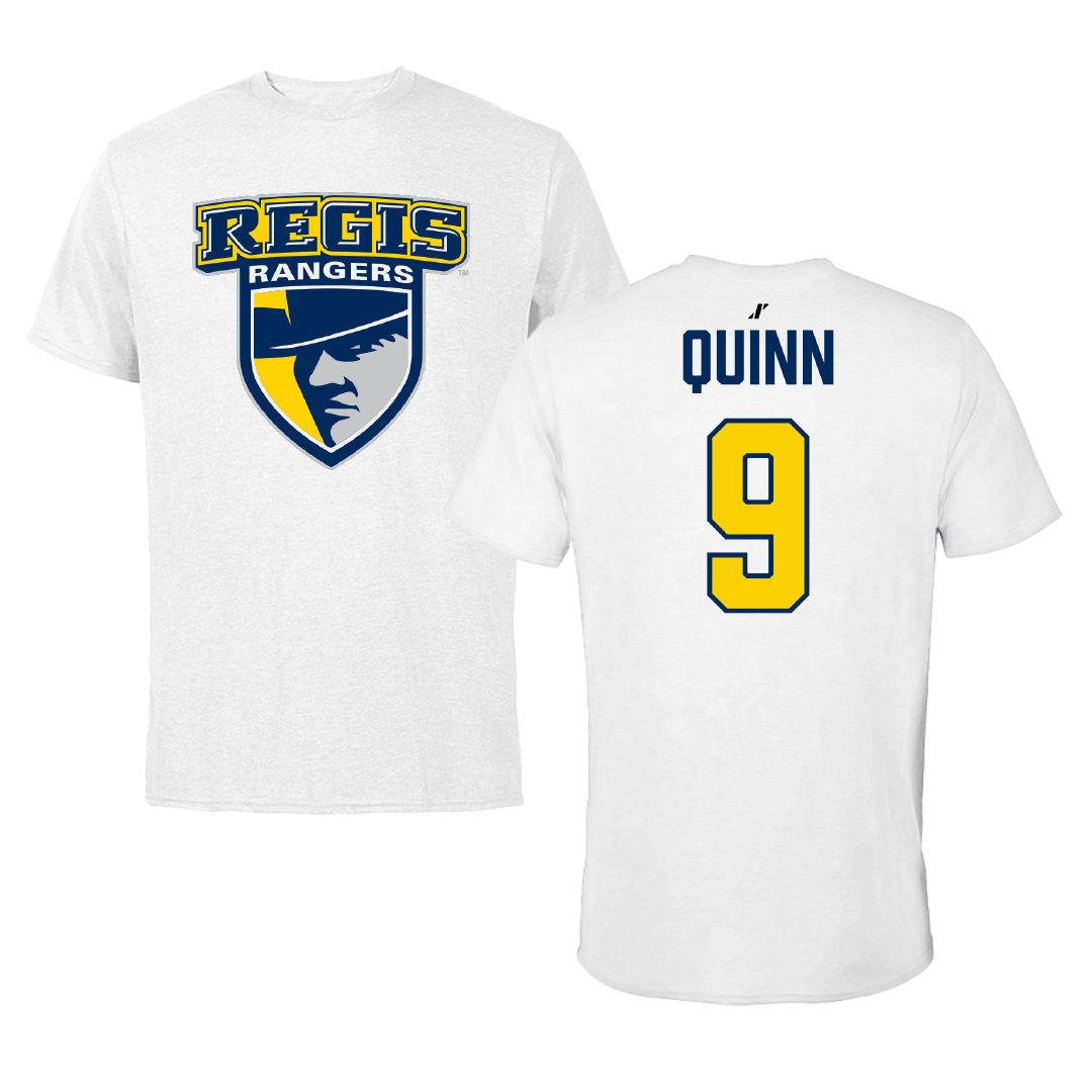Regis University (Colorado) Softball White Tee - #9 Jane Quinn