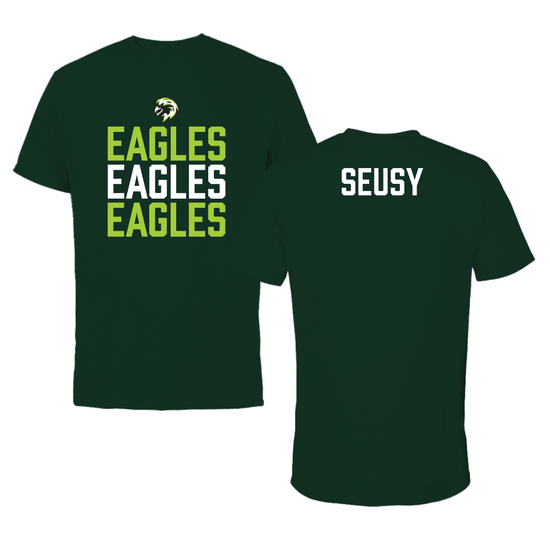 Northwest Arkansas Community College TF and XC Forest Green General Performance Tee - Owen Seusy