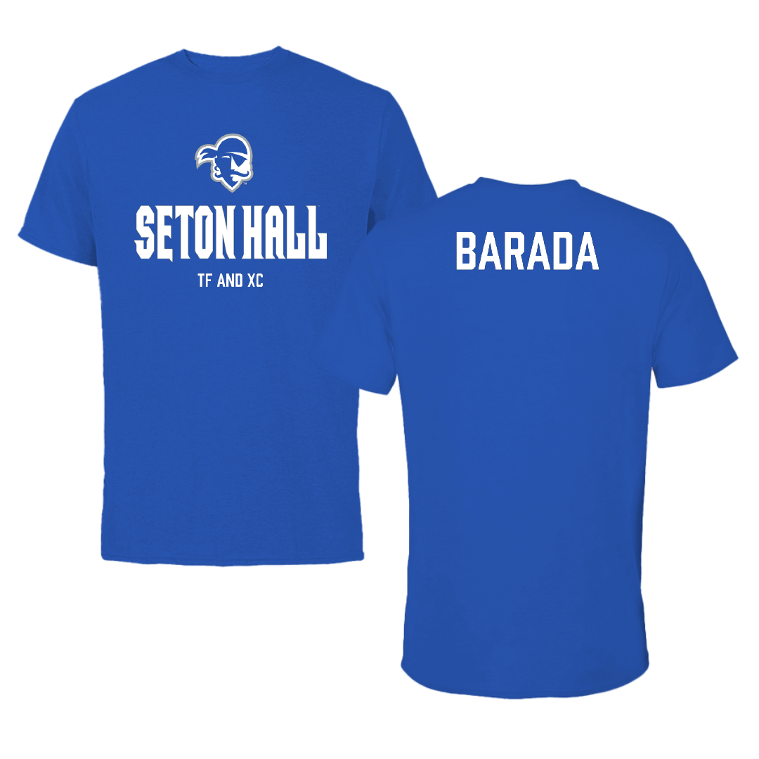 Seton Hall University TF and XC Blue Tee - Kate Barada