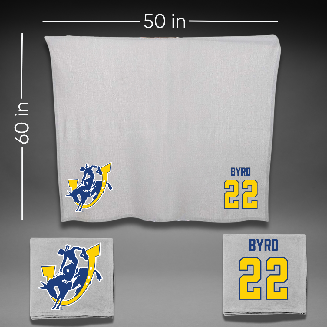 Southern Arkansas University Softball Gray Blanket - #22 Corie Byrd
