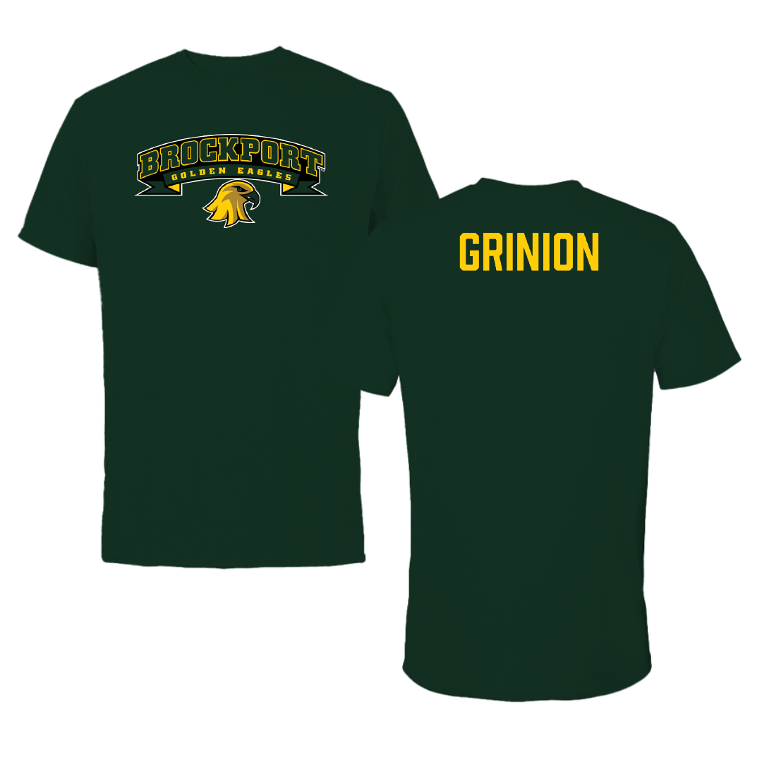 SUNY Brockport TF and XC Forest Green Tee - Ayden Grinion