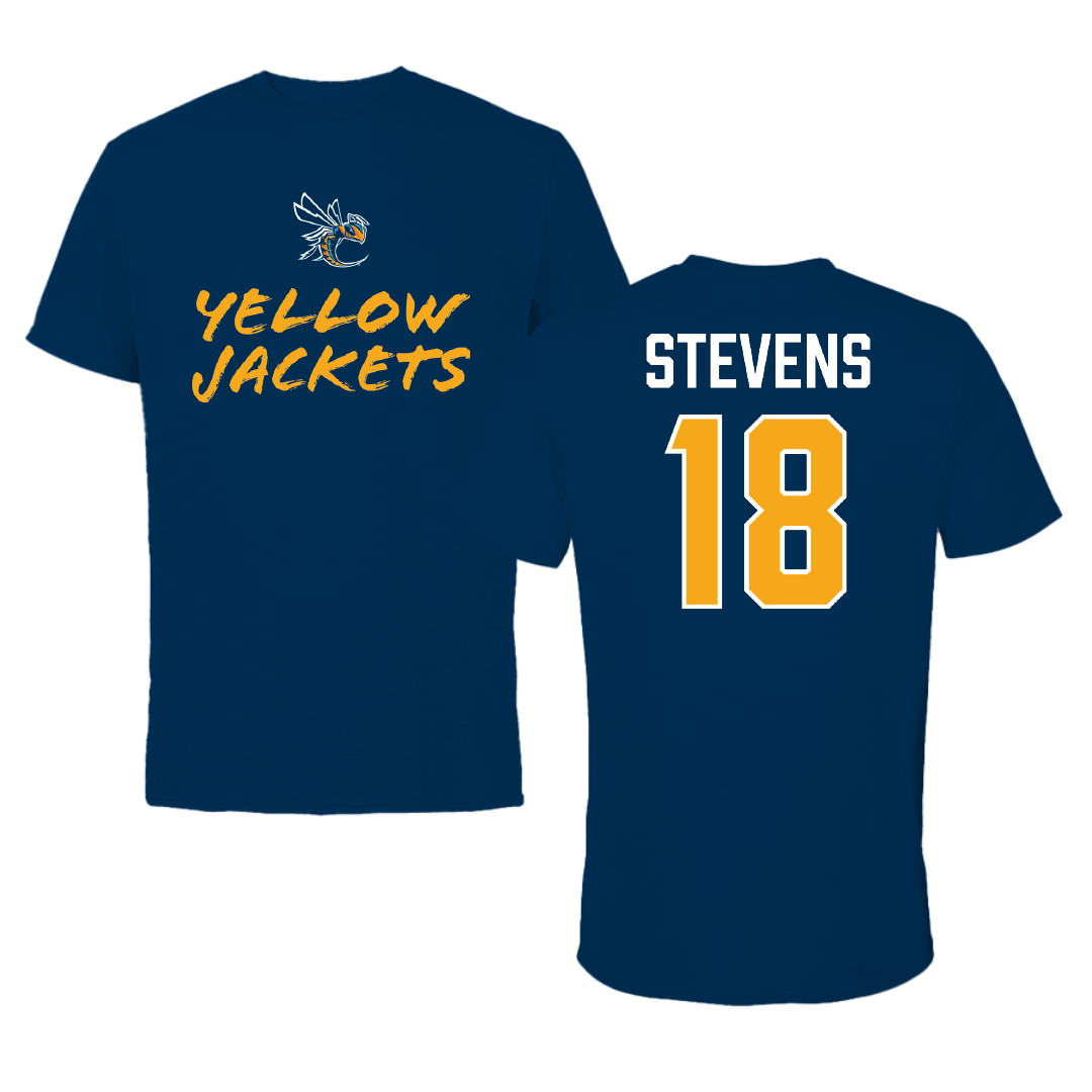 Cedarville University Baseball Navy General Performance Tee - #18 DaVonn Stevens