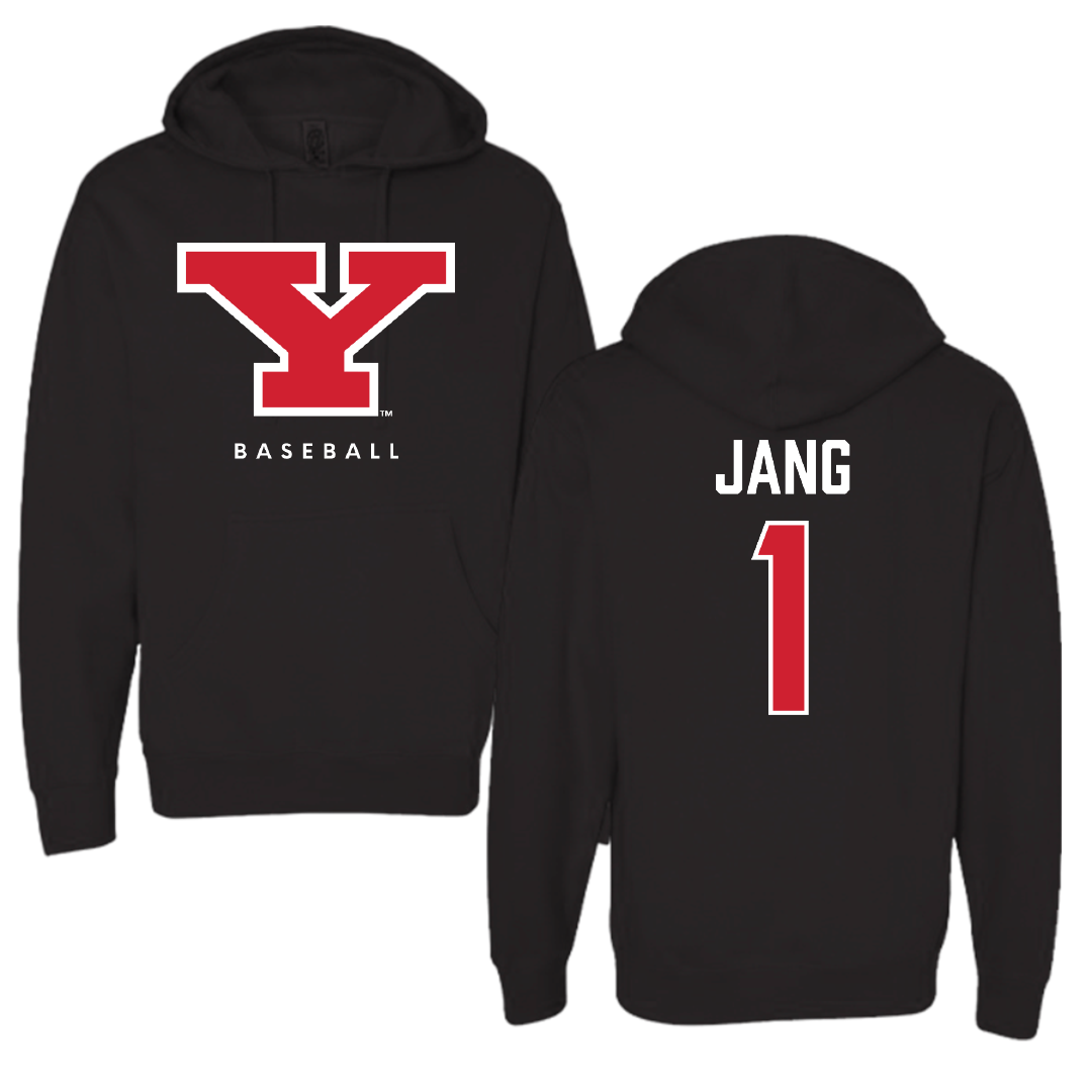 Youngstown State University Baseball Black Hoodie - #1 Alex Jang