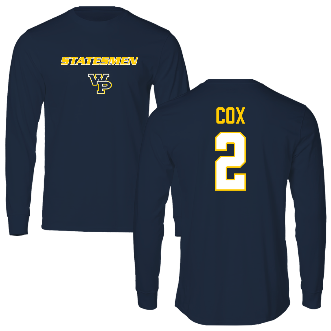 William Penn University Lacrosse (M) Navy Long Sleeve - #2 Lucas Cox
