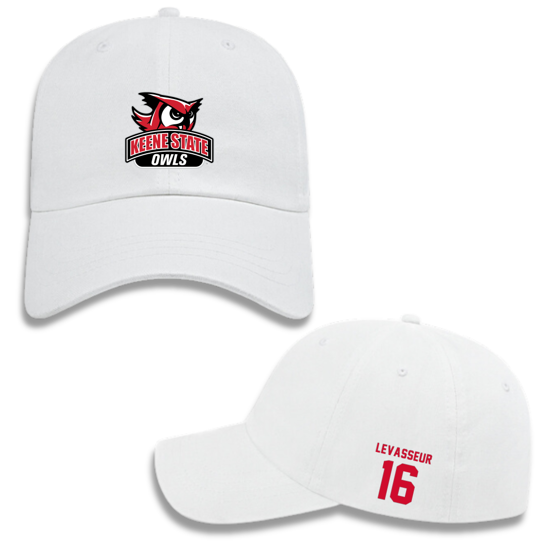 Keene State College Lacrosse (M) White Hat - #16 Brady LeVasseur