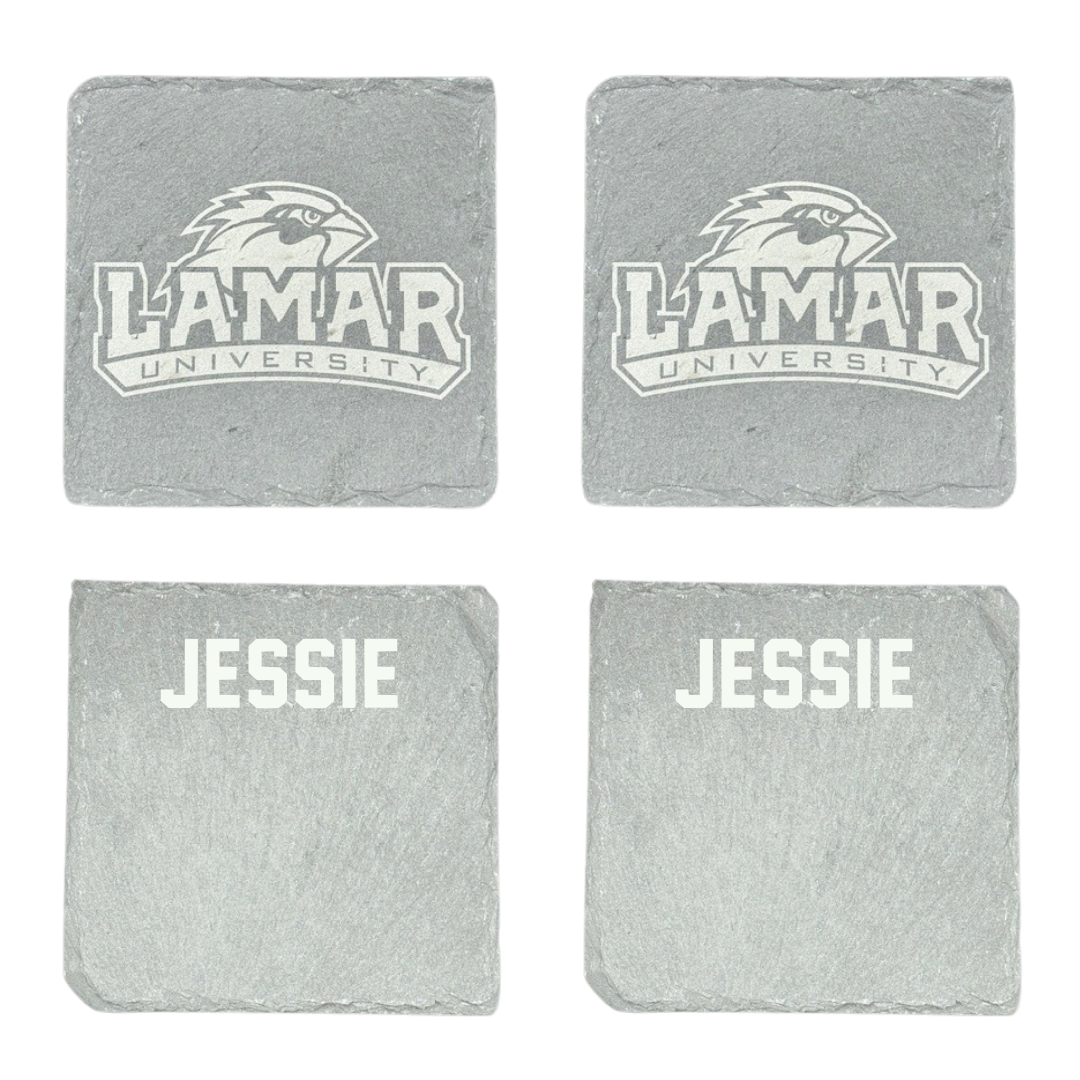 Lamar University TF and XC Stone Coaster (4 Pack)  - London Jessie