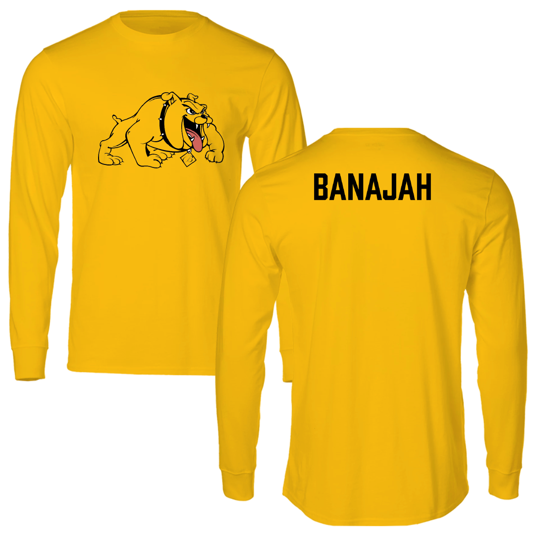 Bowie State University TF and XC Gold Long Sleeve - Isam Banajah