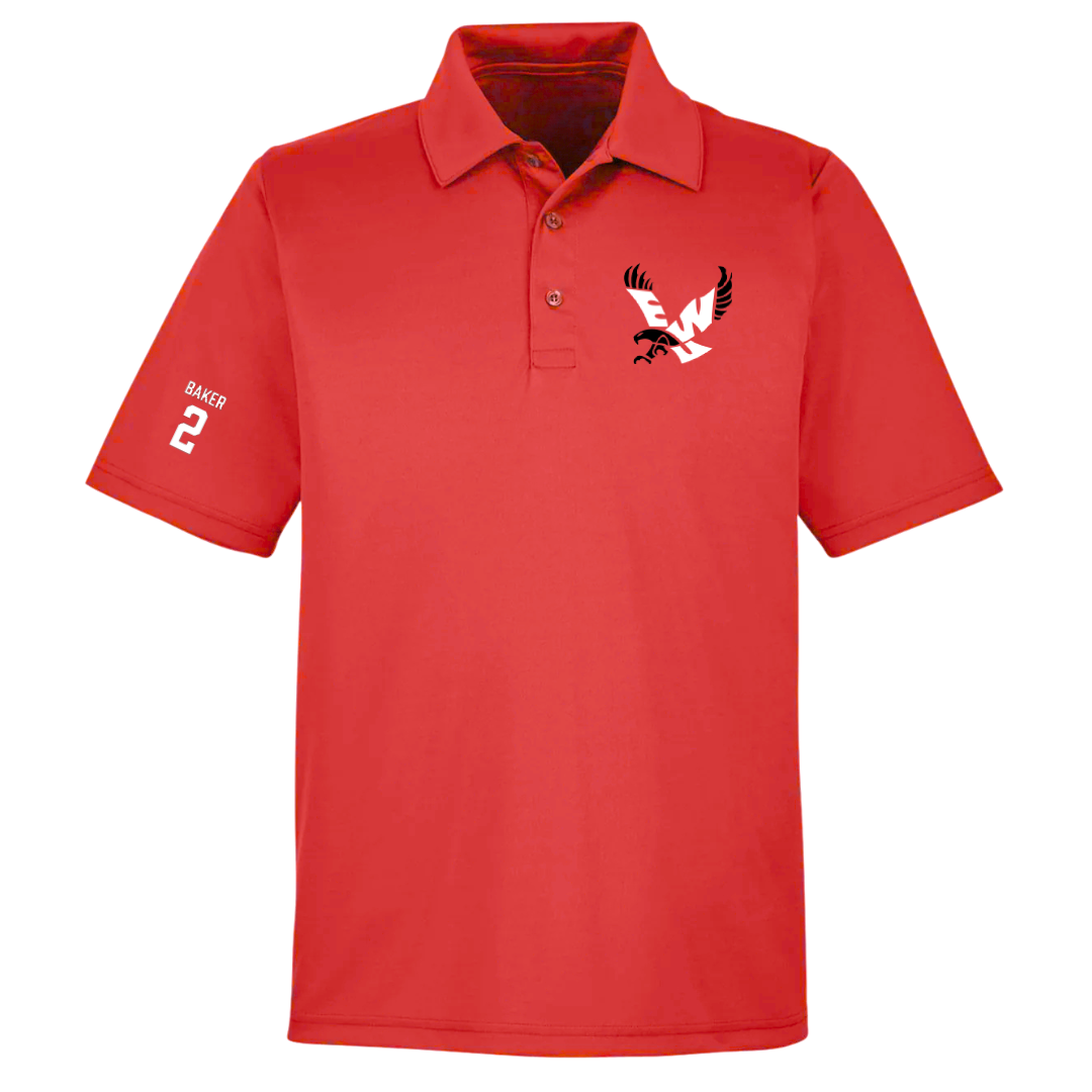 Eastern Washington University Soccer (W) Red Polo - #2 Lyric Baker