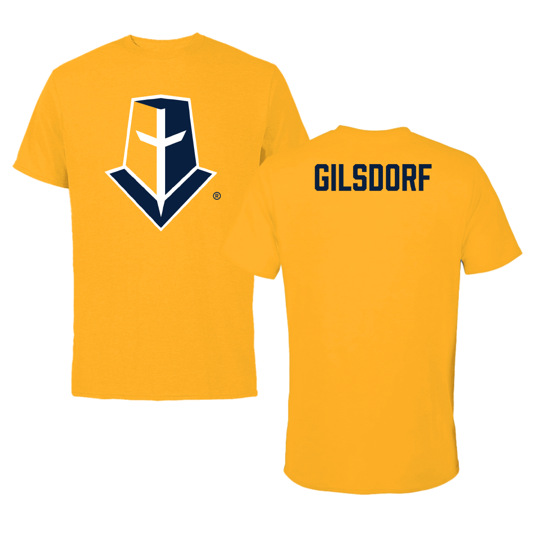 Mount Marty University Golf Gold Tee - Kalee Gilsdorf