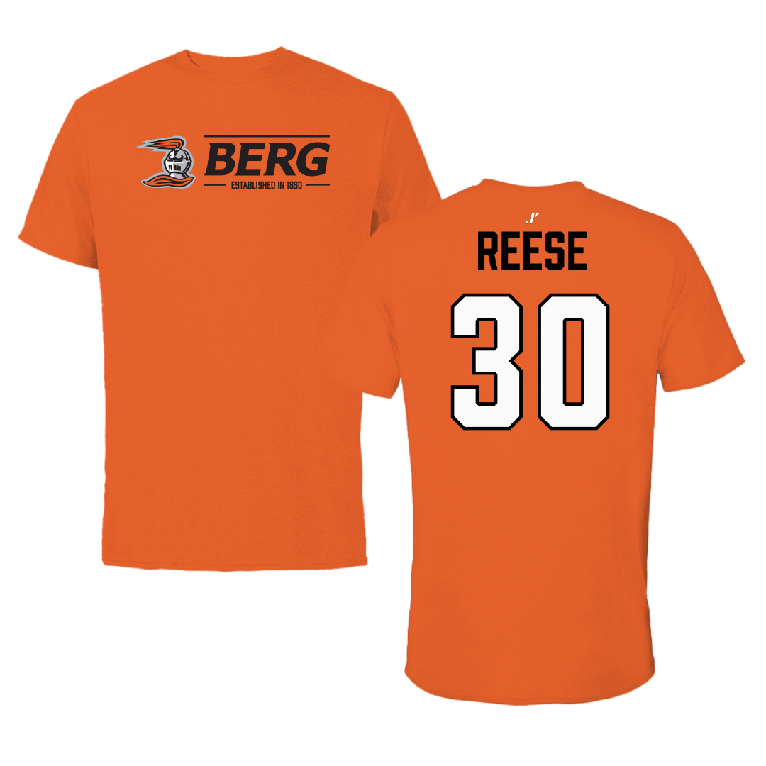 Heidelberg University Baseball Orange General Tee - #30 Luke Reese