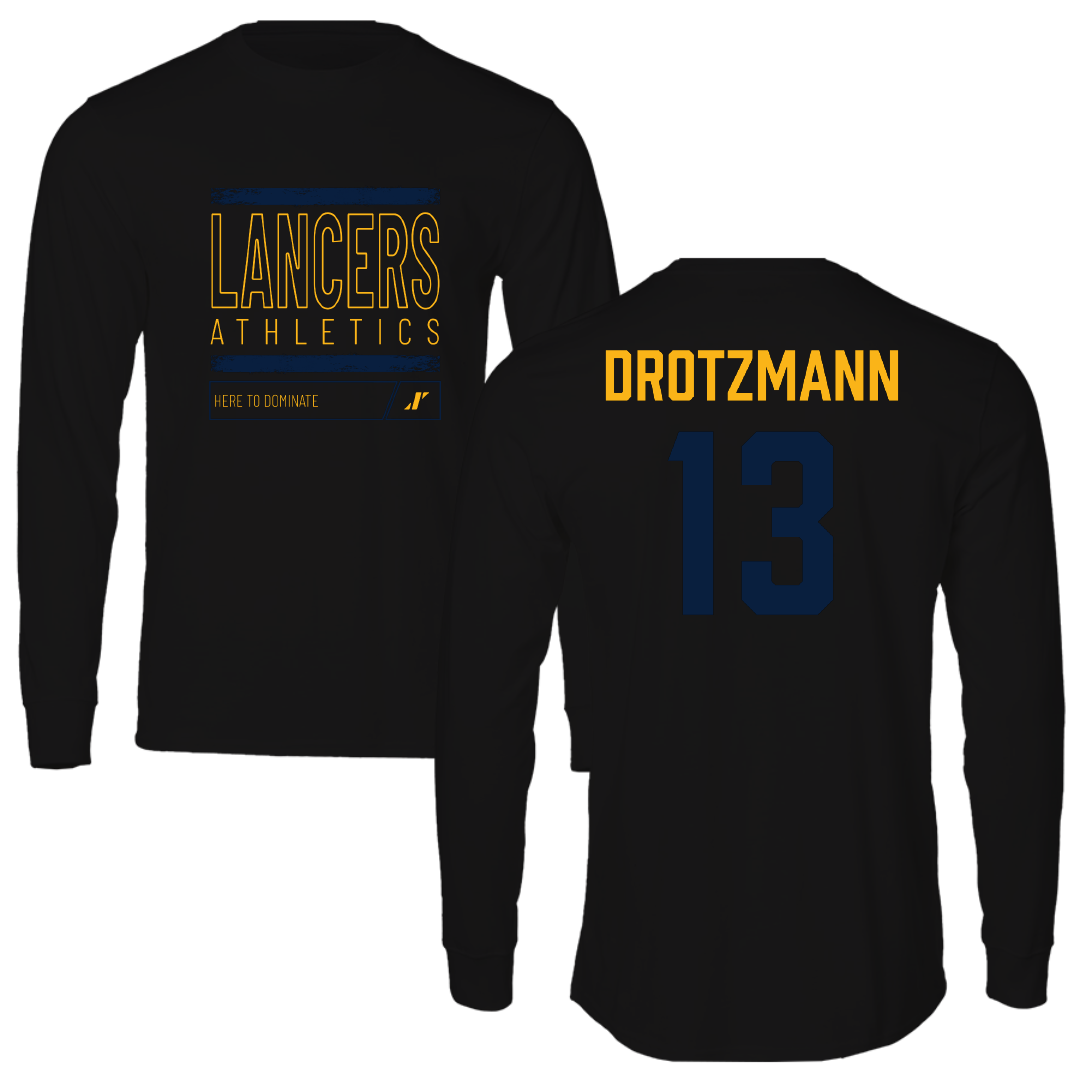 Mount Marty University Volleyball Black Dominate Long Sleeve - #13 Macy Drotzmann