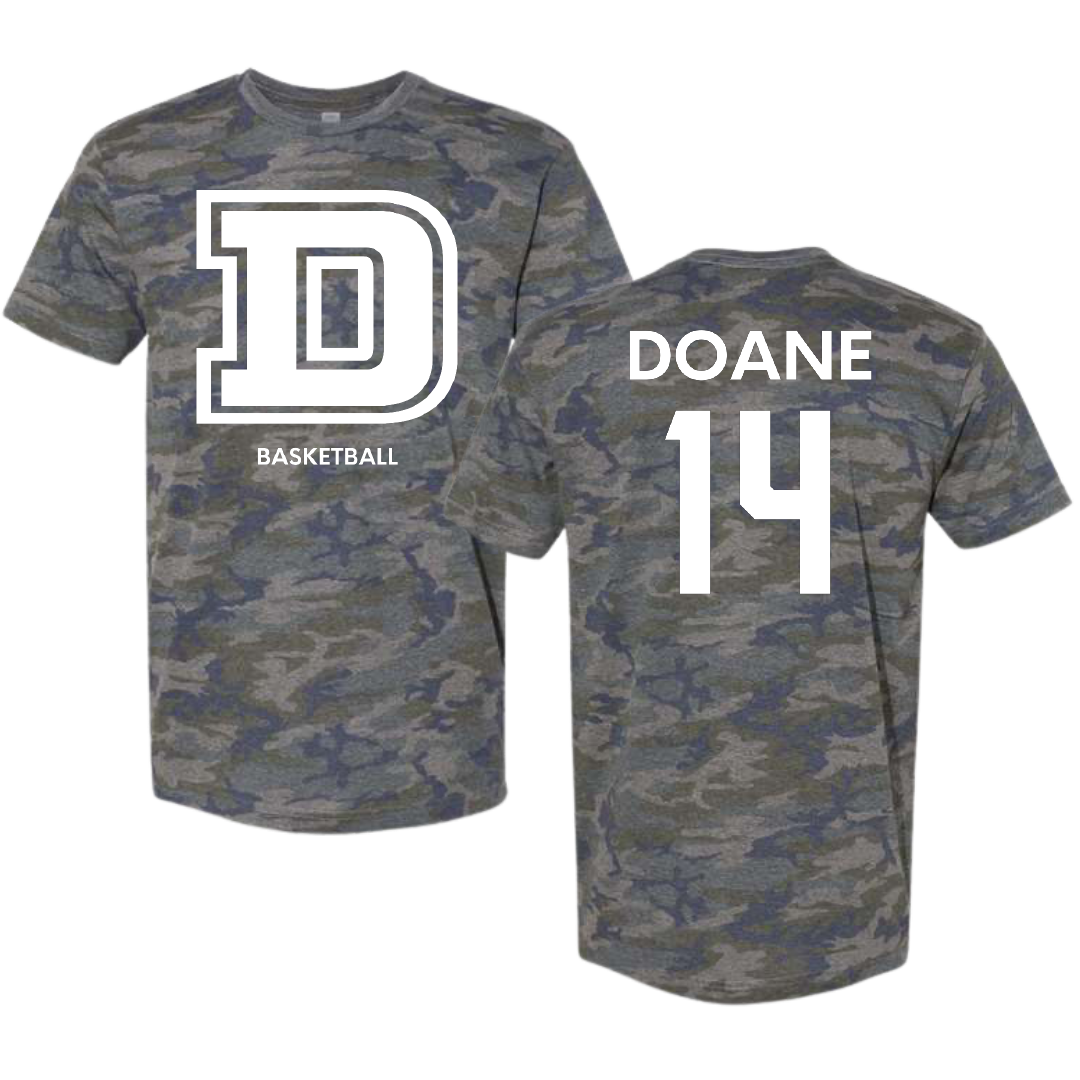 Dean College Basketball (W) Vintage Camo Tee - #14 Kendrah Doane