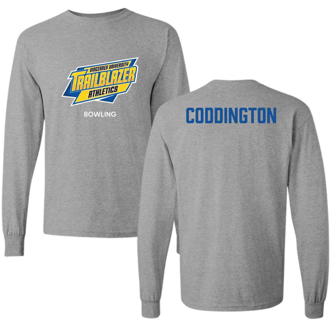 Vincennes University Bowling (M) Sport Gray Long Sleeve - Cadyn Coddington