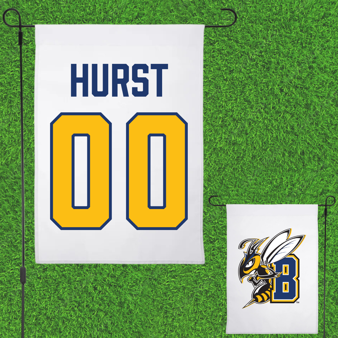 Montana State University Billings Softball White Garden Flag - #00 Wynter Hurst