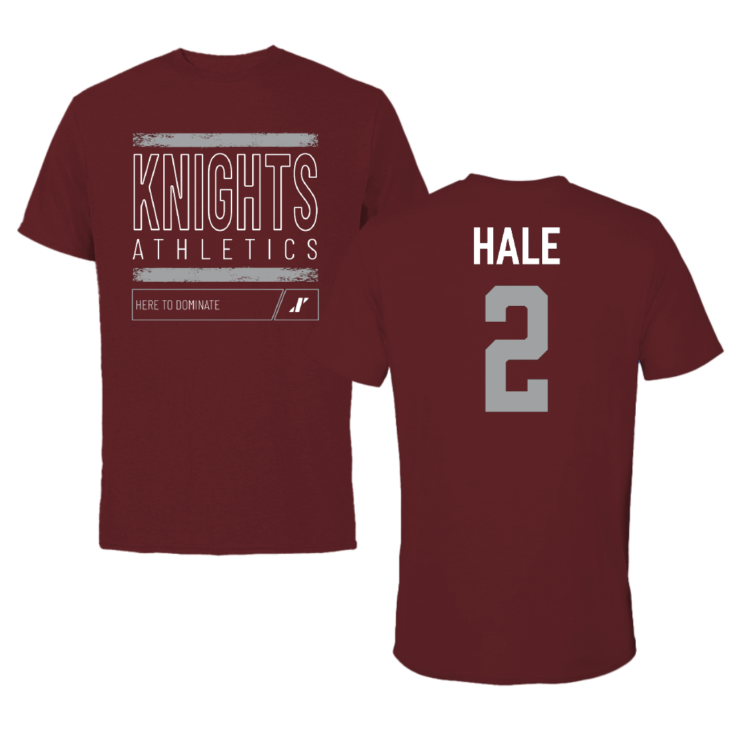 Southern Virginia University Beach Volleyball Maroon Dominate Performance Tee - #2 Gabi Hale