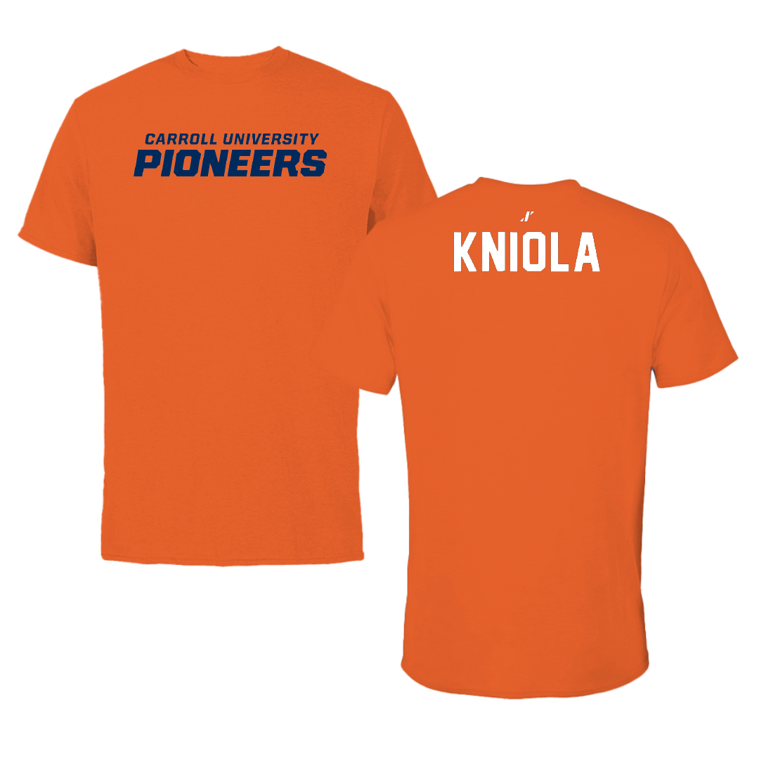 Carroll University TF and XC Orange Tee - Jared Kniola