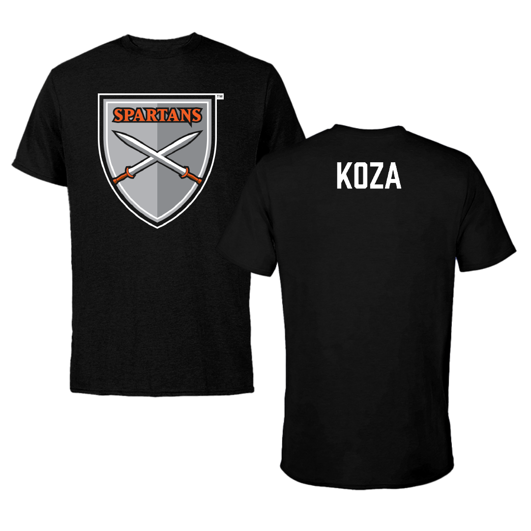 Northampton Community College Baseball Black Performance Tee - Nolan Koza