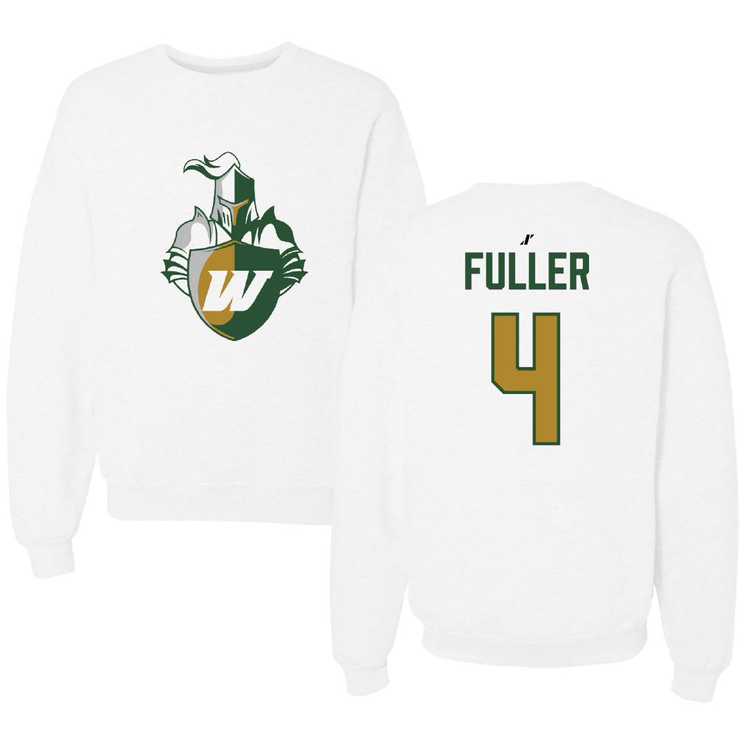 Webber International University Football White Crewneck - #4 Anthony Fuller