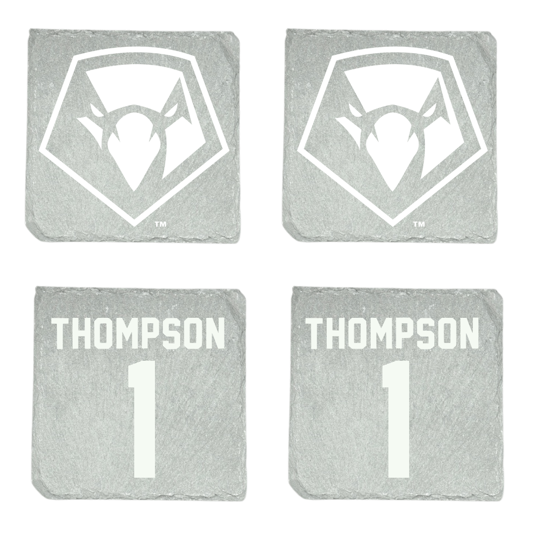 Point University Lacrosse (M) Stone Coaster (4 Pack)  - #1 Carlos Thompson