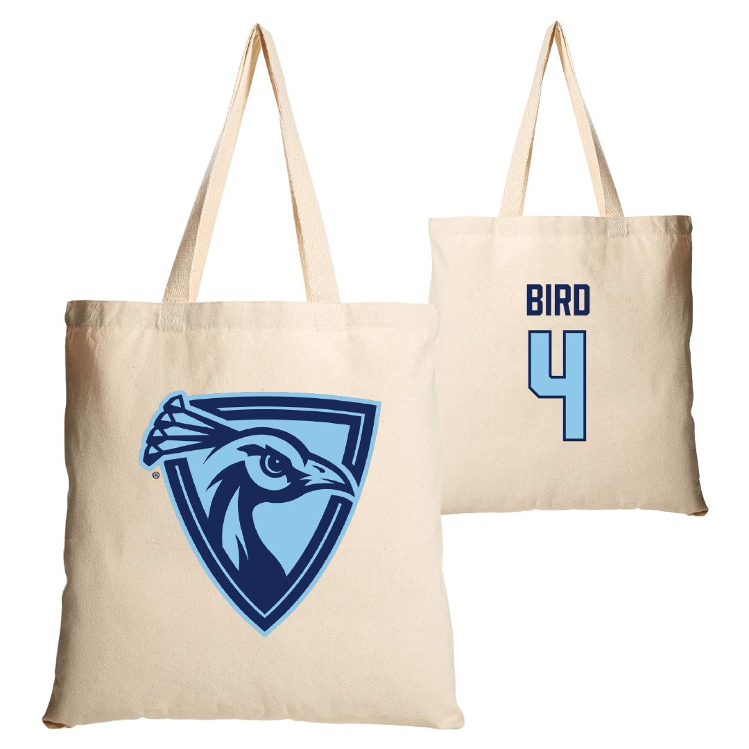 Upper Iowa University Soccer Tan Canvas Tote Bag - #4 Ethan Bird